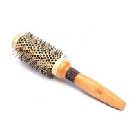 Professional Salon Styling Round wood Barrel Dry Hair Tools 360 wave roll brush hair dryer