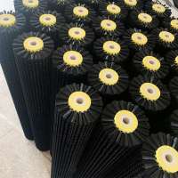 New style customized size spiral /wire/nylon roller brush for machine with factory price