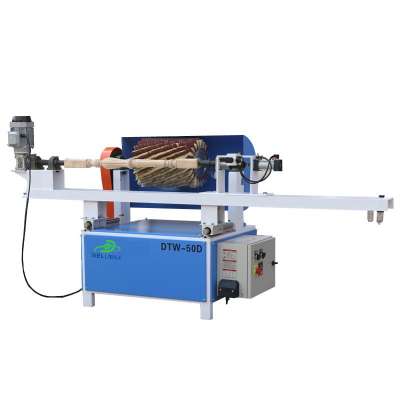 High productivity wood brush polishing machine for door